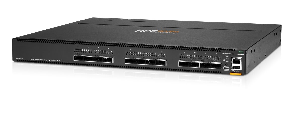 HPE NW Switch CX 8360v2 12QSFP28 FB 3F 2AC