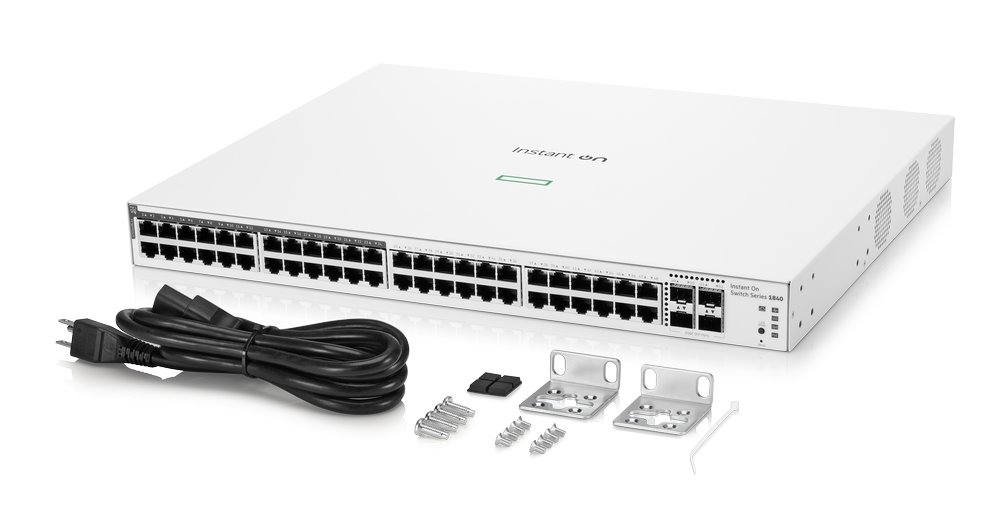 HPE NW Switch Instant On 1840 48G 4SFP PoE 370W