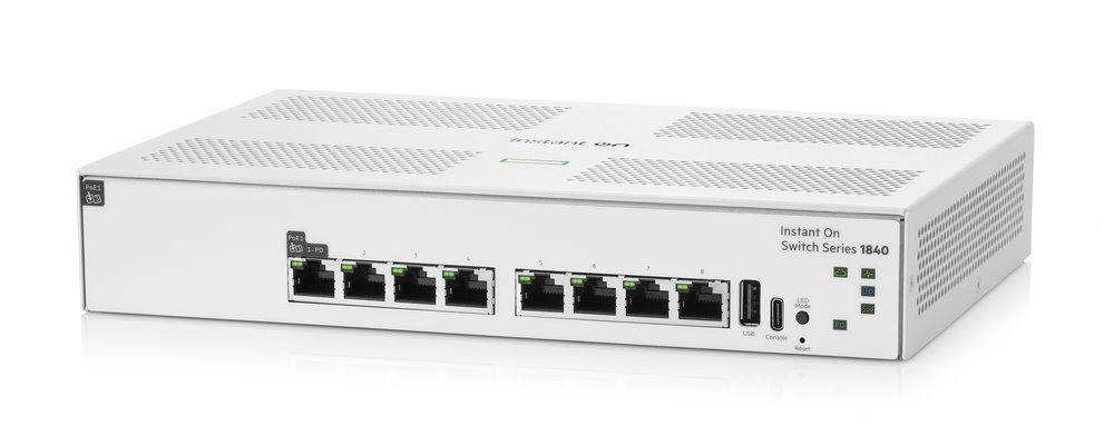 HPE NW Switch Instant On 1840 8G PoE PD