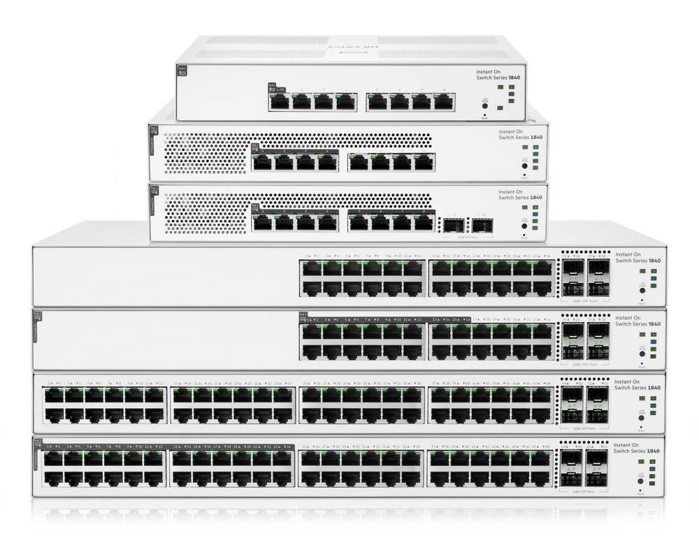 HPE NW Switch Instant On 1840 8G PoE PD