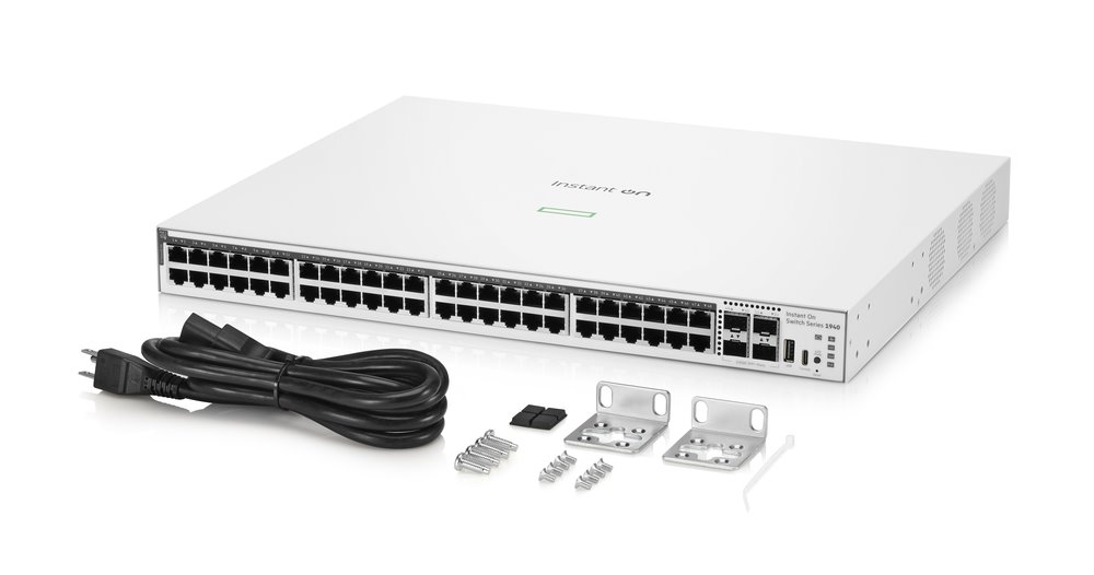 HPE NW Switch Instant On 1940 48G 4SFP+ PoE 370W