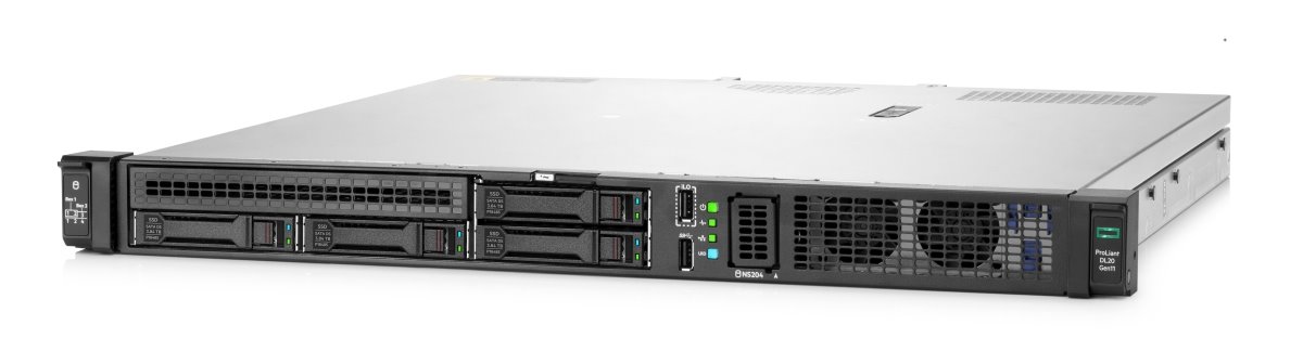 HPE Server DL20 G11 6333P, 1P, 1x32GB, 2x480GB SSD, VROC, 4SFF, iLO6, 1x1000W, 1U, Rack, 3/3/3 Smart Choice
