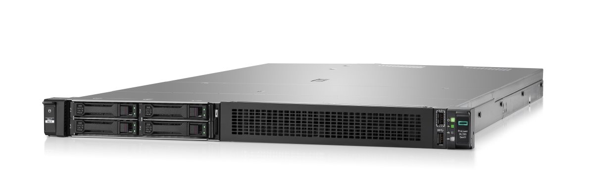 HPE Server DL320 G11 4514Y, 1P, 2x32GB, 2x480GB SDD, MR408i-o, 8SFF, iLO6, 2x1000W, 1U, Rack, 3/3/3 Smart Choice