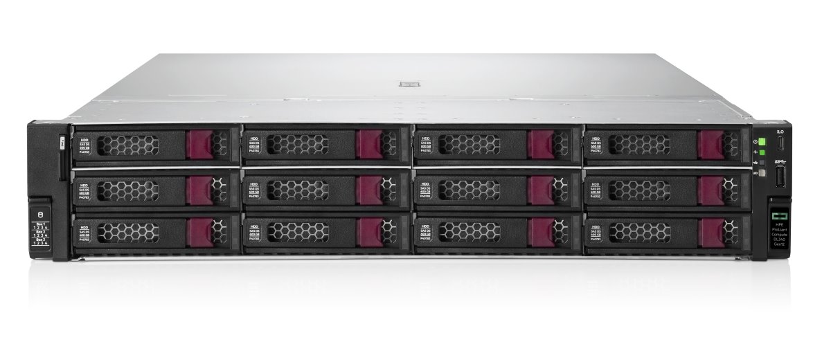 HPE Server DL340 G12 6505P, 1P, 1x64GB, 2x480GB SSD, MR408i-o, 8SFF, iLO6, 2x1000W, 2U, Rack, 3/3/3 Smart Choice