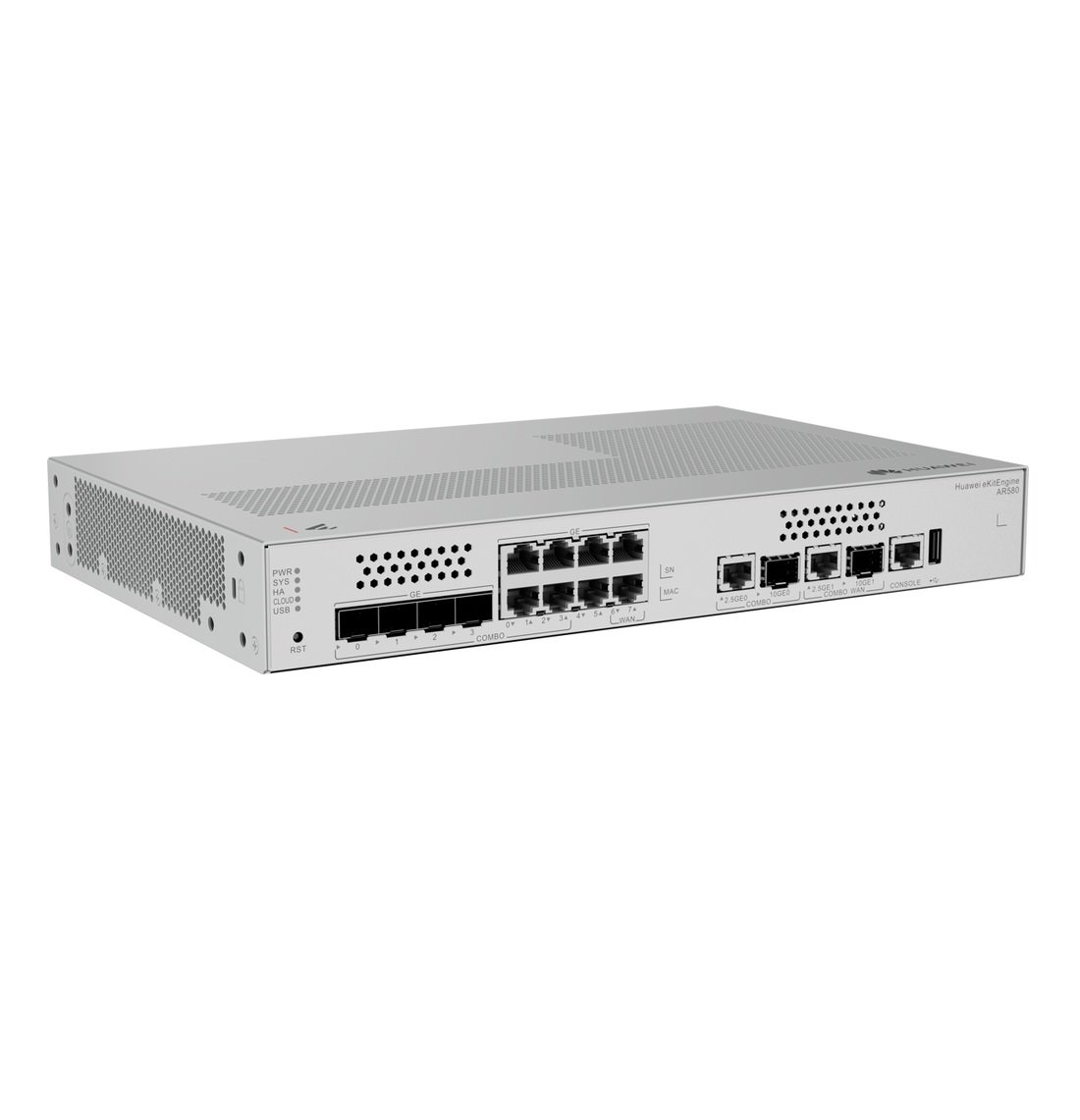 Huawei eKit AR580 Gateway 2.5G/10G, 2G WAN, 6G LAN, WAC, Firewall, VPN, Cloud Managed, Desktop