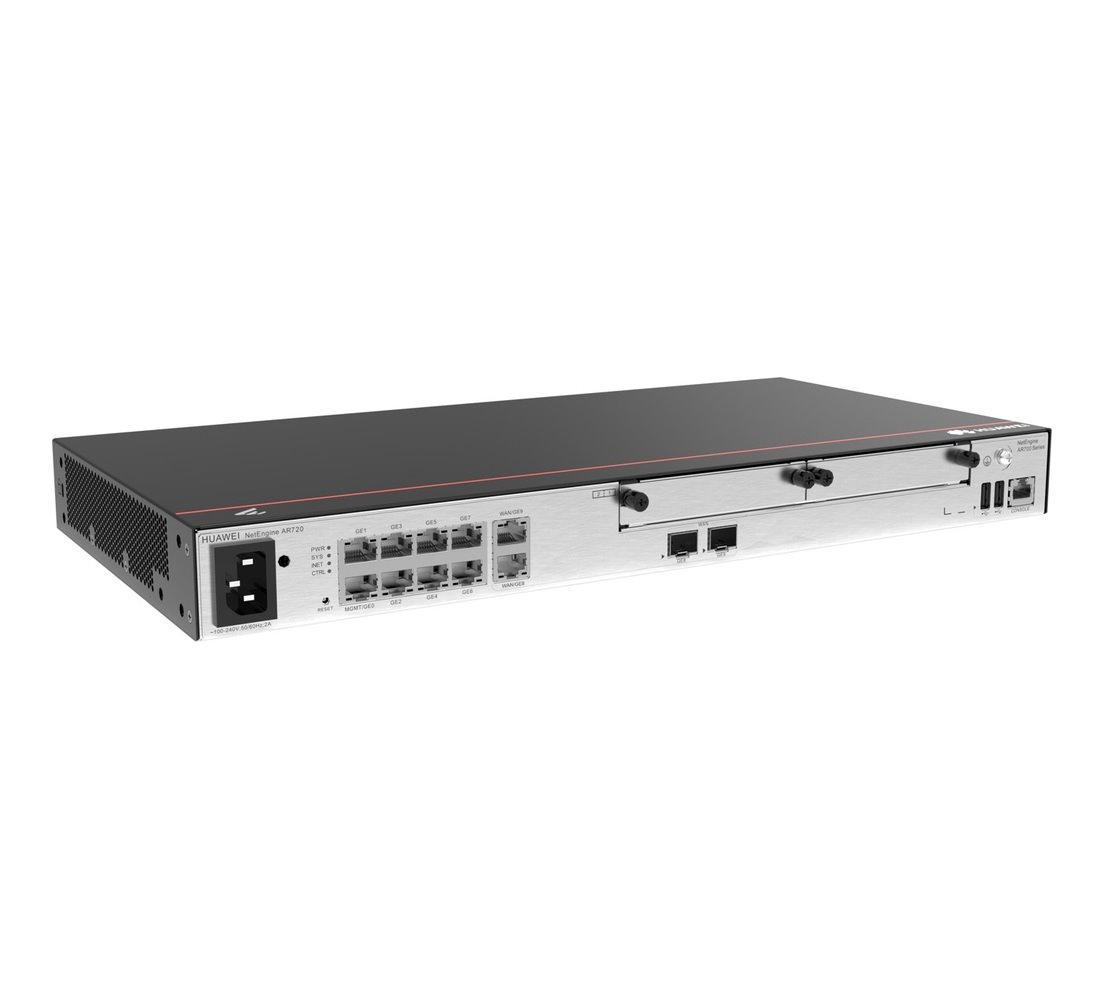 Huawei eKit AR720 Multi-WAN Router 2G Combo WAN, 8G LAN, 2x USB, 2x SIC, VPN, Rack