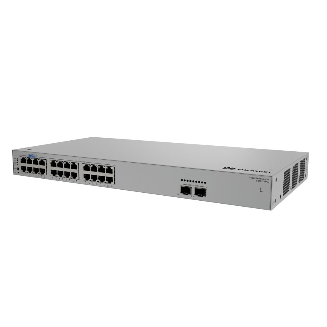 Huawei S210-24P2J Switch 24G PoE+, 2x 2.5G SFP, 400W PoE, L2 Managed, Rack