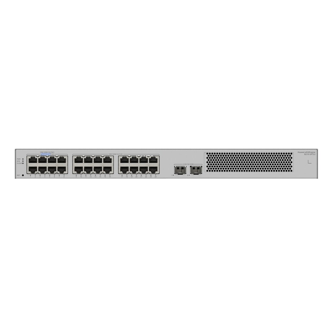 Huawei S210-24T2J Switch 24G, 2x 2.5G SFP, L2 Managed, Fanless, Rack