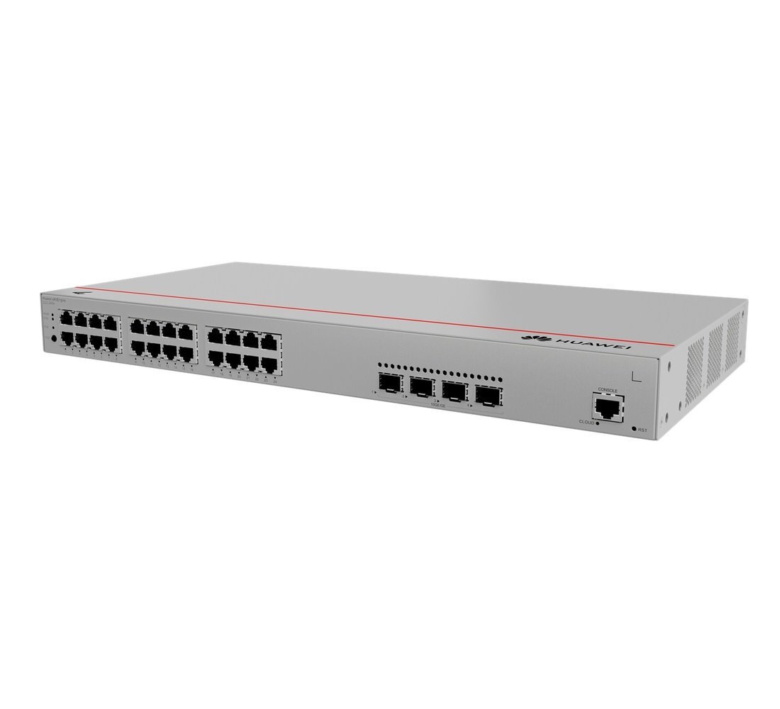 Huawei S220-24P4X Switch 24G PoE+, 4SFP+, 400W PoE, L2 Managed, Rack