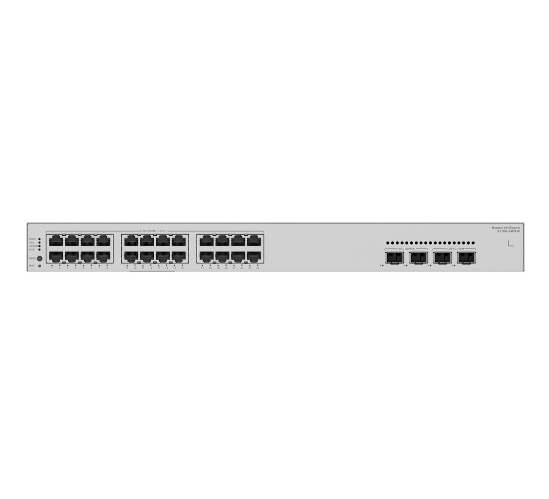 Huawei S310S-24T4JX Switch 24G, 2x 2.5G SFP, 2SFP+, L3 Managed, Rack
