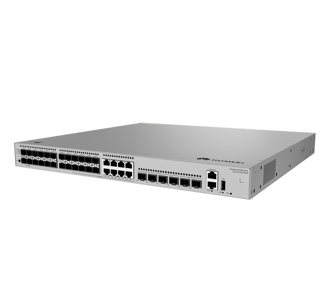 Huawei S530-24ST4XE optický Switch 16SFP, 8G/SFP Combo, 4SFP+, L3 Managed, Rack
