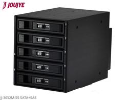 Jou Jye Backplane pro 3.5" 5x SATA/SAS HDD do 3x 5,25" black (anti-vibration)