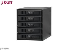 Jou Jye Backplane pro 5x 3.5" SATA/SAS 12G HDD do 3x 5,25" black (anti-vibration)