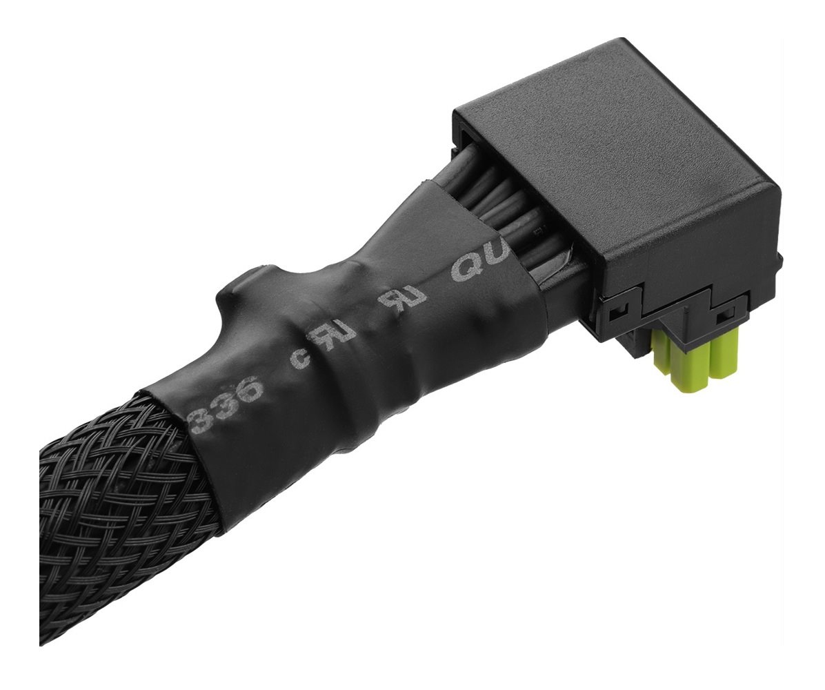 Kabel Asrock 12VHPWR, 12V-2x6 600W, L-Type 90°, černá