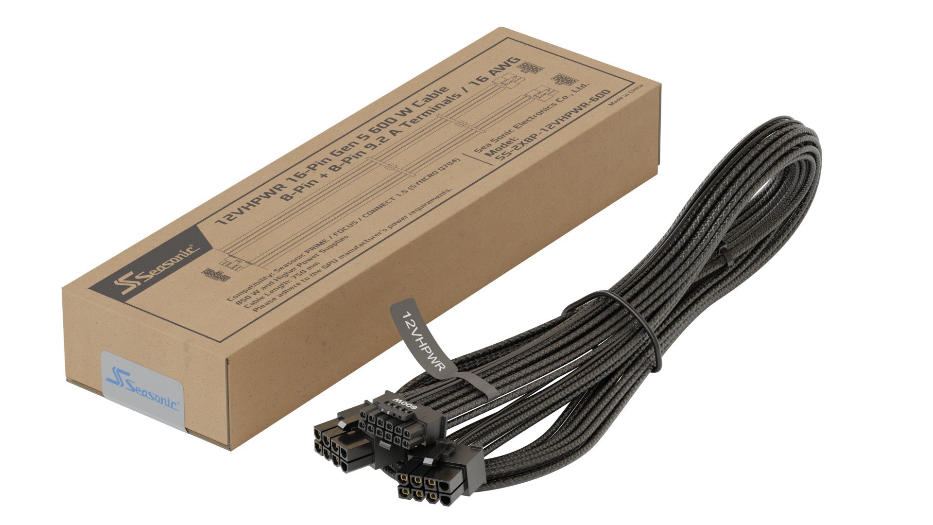 Kabel Seasonic 12VHPWR, black