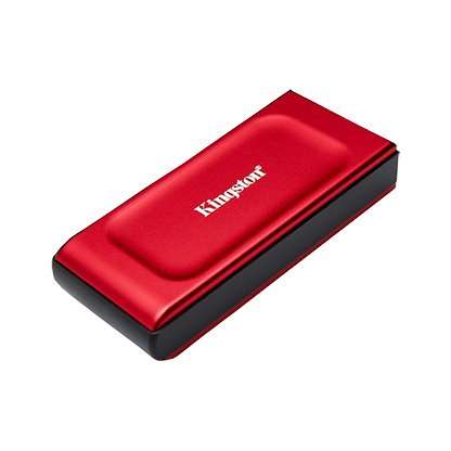 Kingston externí SSD 2000GB XS1000 (čtení/zápis: 1050/1000MB/s) - Red