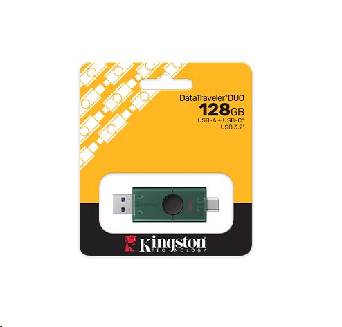 Kingston flash disk 128GB DT Duo G2 USB-A + USB-C 3.2 Gen 1