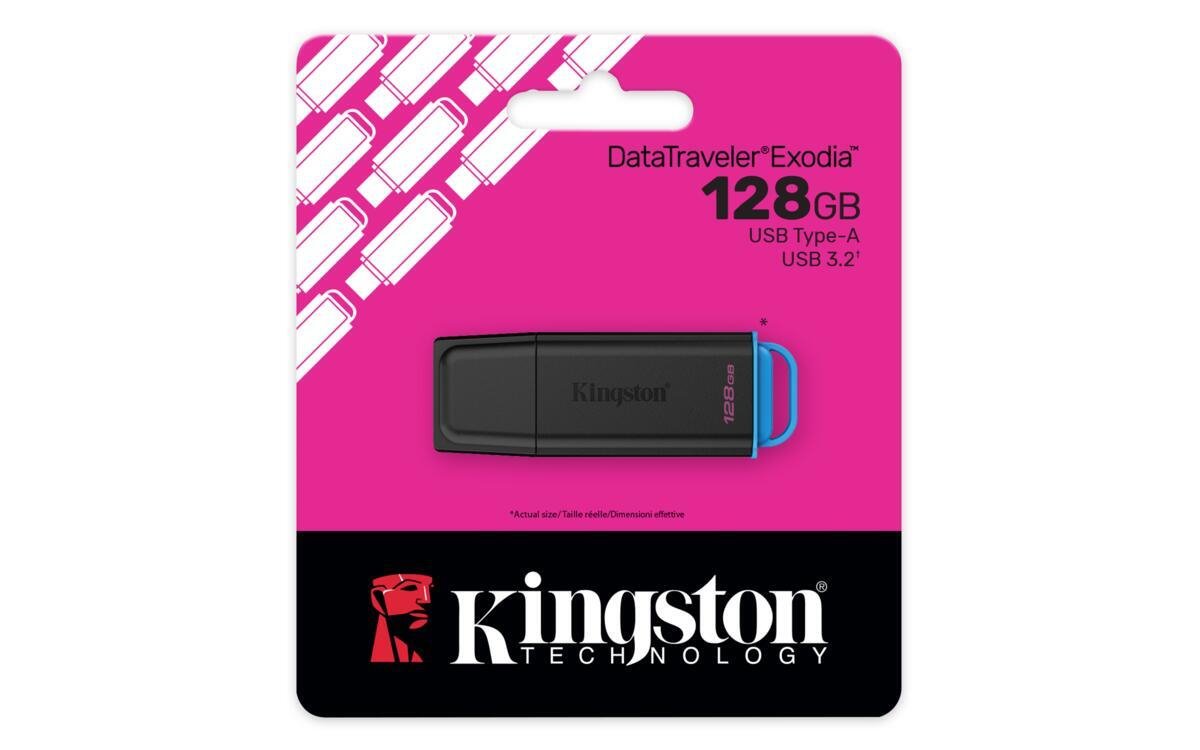 Kingston flash disk 128GB DT Exodia USB 3.2 Gen 1 Black/Blue