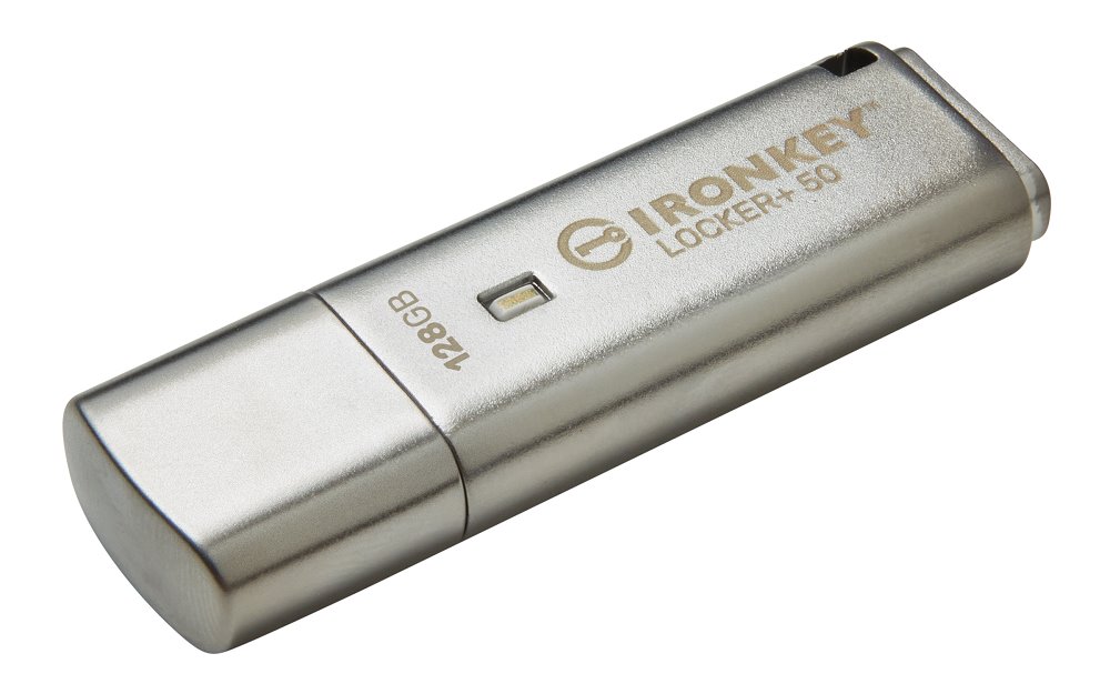 Kingston flash disk 128GB IronKey Locker+ 50