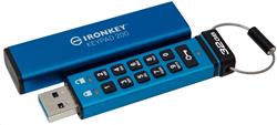 Kingston flash disk 32GB IronKey Keypad 200, FIPS 140-3 Lvl 3 (Pending) AES-256 Encrypted
