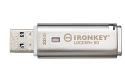 Kingston flash disk 32GB IronKey Locker+ 50