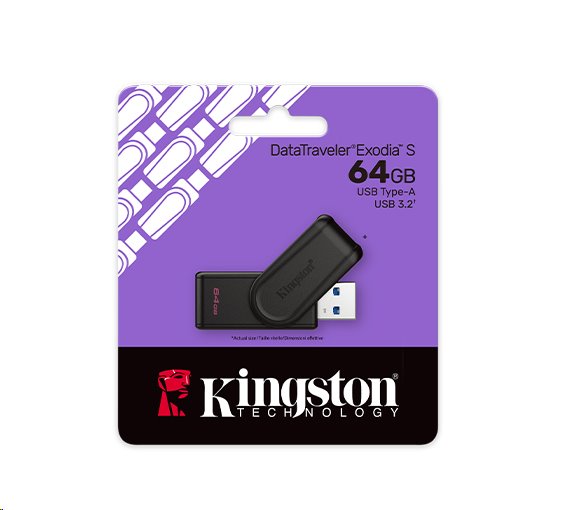 Kingston flash disk 64GB DT Exodia S USB 3.2 Gen 1