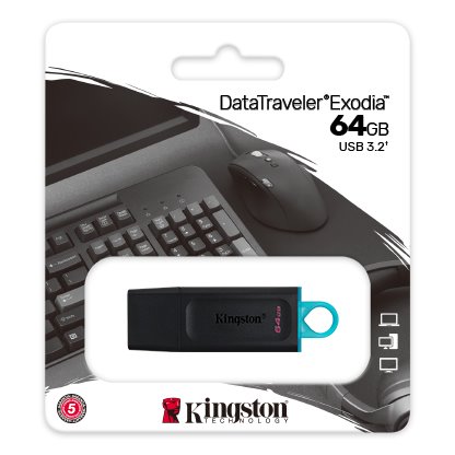 Kingston flash disk 64GB DT Exodia USB 3.2 Gen 1