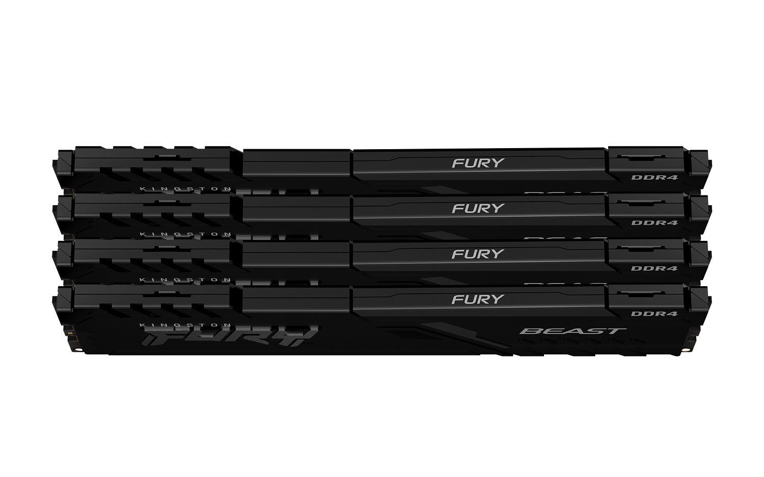 Kingston FURY Beast DDR4 64GB (Kit 4x16GB) 3200MHz DIMM CL16 černá