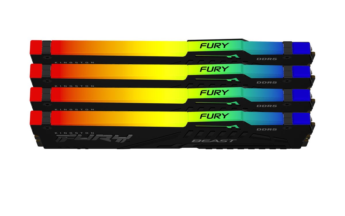 Kingston FURY Beast DDR4 64GB (Kit 4x16GB) 3200MHz DIMM CL16 RGB