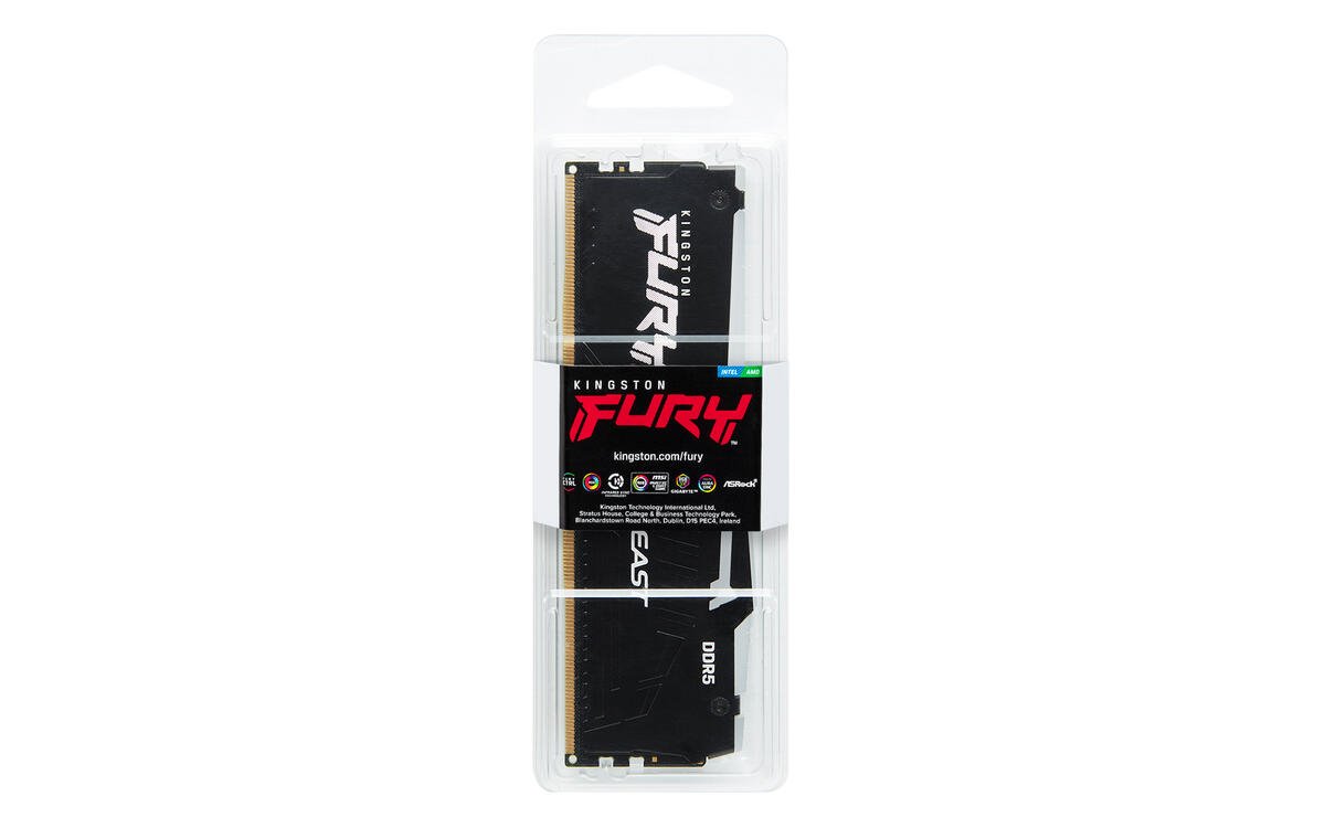 Kingston FURY Beast DDR5 8GB 6000MT/s DIMM CL30 RGB XMP