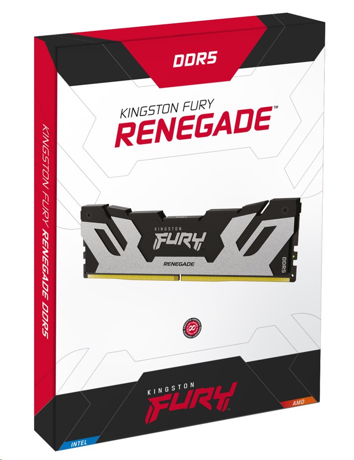 Kingston FURY Renegade DDR5 24GB 7200MHz DIMM CL38 XMP Silver