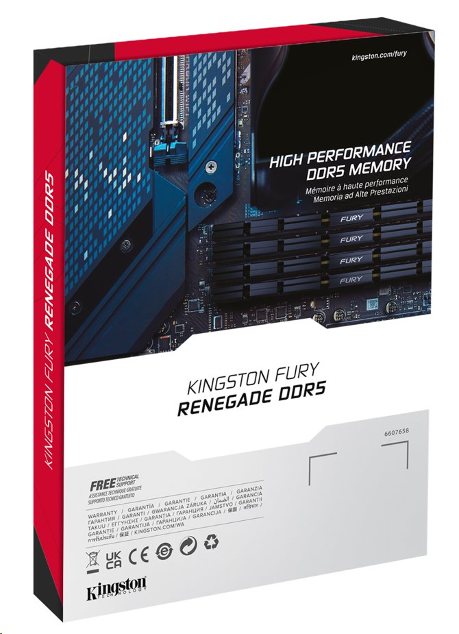 Kingston FURY Renegade DDR5 32GB (Kit 2x16GB) 6400MHz DIMM CL32 RBG