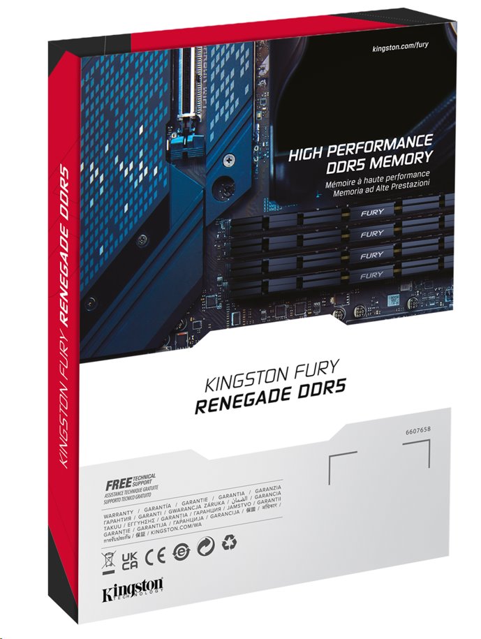 Kingston FURY Renegade DDR5 48GB 6000MHz DIMM CL32 XMP RGB