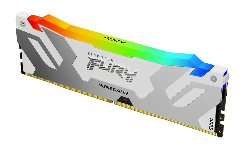 Kingston FURY Renegade White DDR5 16GB 6400MT/s DIMM CL32 RGB XMP