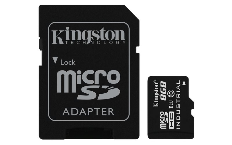 Kingston 8GB microSDHC UHS-I Class 10 Industrial T