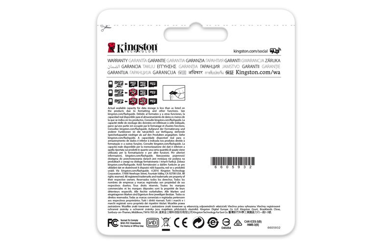 Kingston 8GB microSDHC UHS-I Class 10 Industrial T