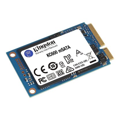 Kingston SSD 1024GB KC600 mSATA 3D TLC SM2259 (ctení/zápis: 550/520MB/s)