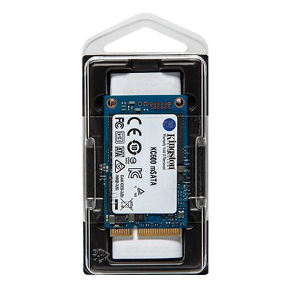 Kingston SSD 512GB KC600 mSATA 3D TLC SM2259 (ctení/zápis: 550/520MB/s)