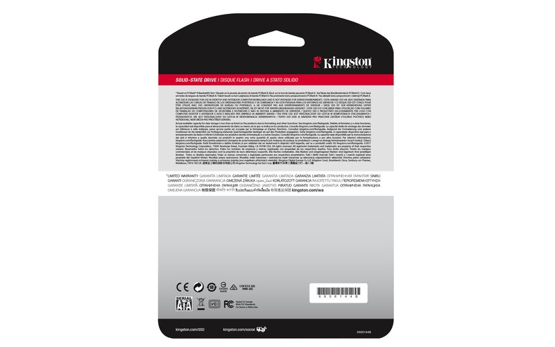 Kingston SSD 960GB A400 SATA III 2.5" TLC 7mm (čtení/zápis: 540/500MB/s; 90/50K IOPS)