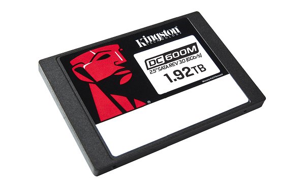 Kingston SSD DC600M 1920GB SATA III 2.5" 3D TLC (čtení/zápis: 560/530MBs; 94/78k IOPS; 1DWPD), Mixed-use