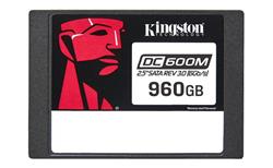 Kingston SSD DC600M 960GB SATA III 2.5" 3D TLC (čtení/zápis: 560/530MBs; 94/65k IOPS; 1DWPD), Mixed-use