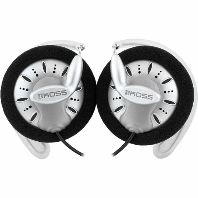 KOSS sluchátka KSC75, 15Hz - 25kHz, 101dB/mW, 3.5mm jack, 1,25m - stříbrná