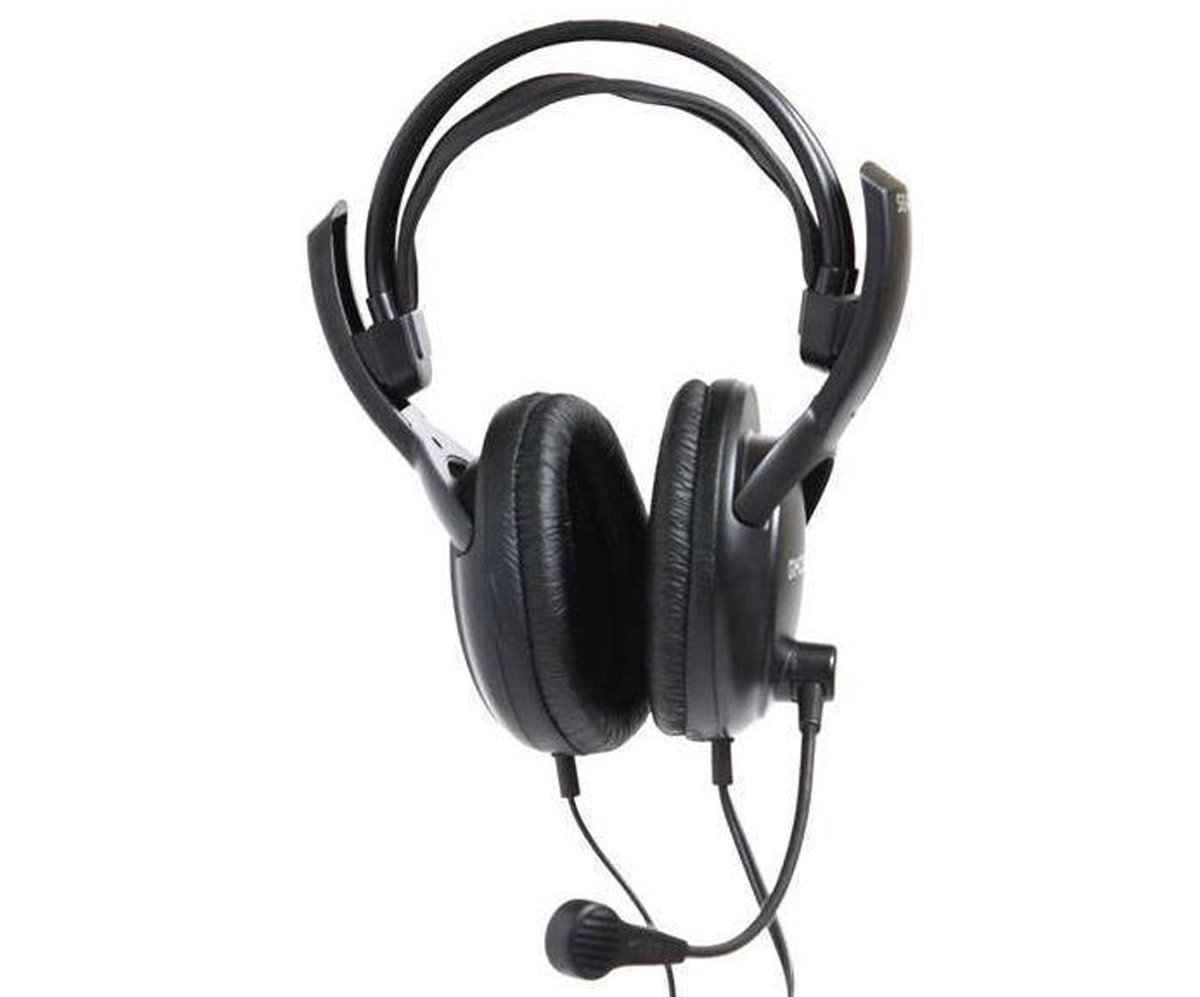 KOSS sluchátka SB40, 20Hz - 20kHz, 96dB/mW, 2x3.5mm jack, 2.8m, mikrofon - černá