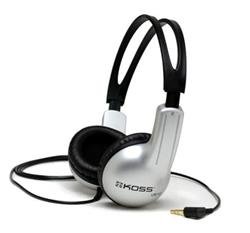 KOSS sluchátka UR10, 60Hz - 20 kHz, 94 dB/mW, 3.5mm jack, 1.25m - stříbrná