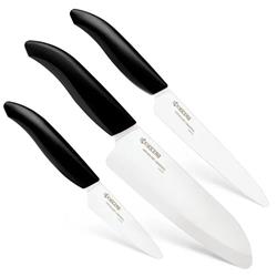 Kyocera Dárkový set, CHEF – 3dílná sada nožů, Kuchařská sada (FK075WH-BK + FK125WH-BK + FK160WH-BK)
