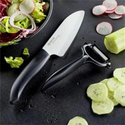 Kyocera Dárkový set, Sada na krájení a loupání – černá – blistr, FK140WH CP10BKS (FK-140WH-BK + CP-10-NBK)