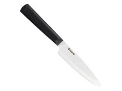Kyocera keramický nůž, Chowa Series, Univerzální nůž, 11 cm, bílá čepel, černá rukojeť, TK-110 WH-BK