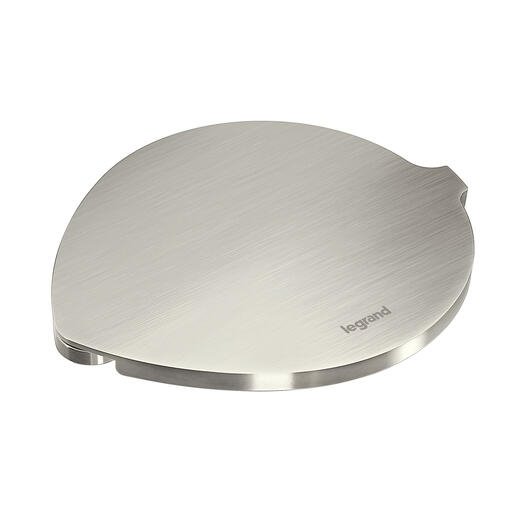 Legrand - Incara™ Disq 80 - Zapuštěná zásuvka 2P+T/USB A+C/RJ45, černá s kovovým krytem, 2m