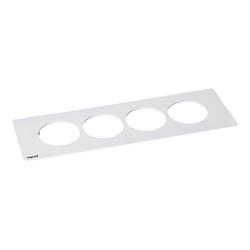 Legrand - Incara™ Disq'In - 4 násobný rámeček, kov