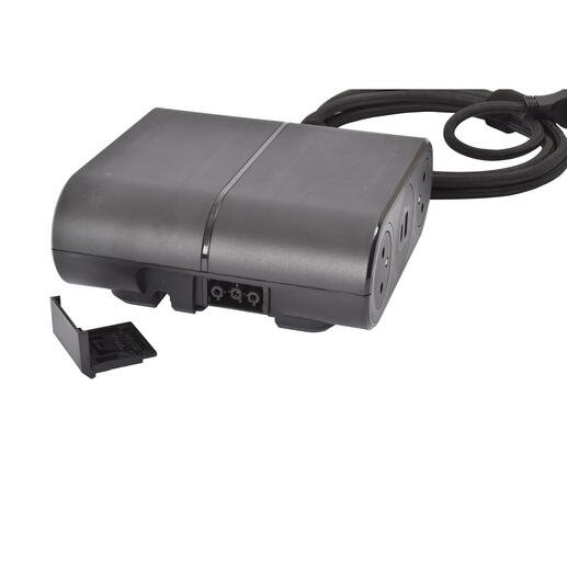 Legrand - Incara™ Link'On - Zásuvkový blok přenosný propojitelný 4x2P+T/2xUSB A+C/Wieland, kabel 2,5m